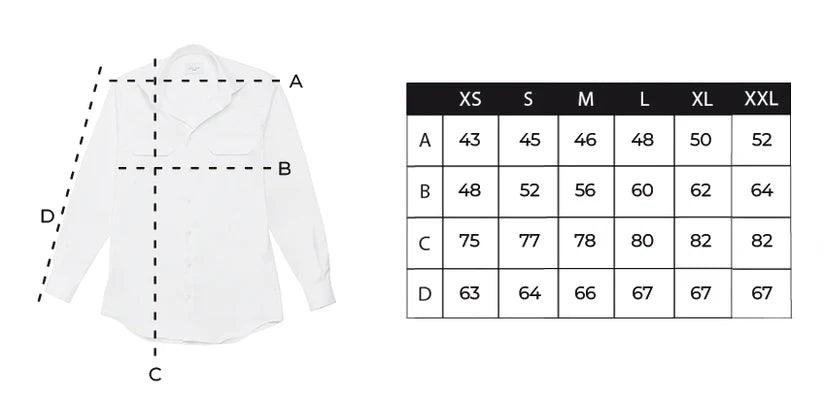 Camisa lino pechera blanca