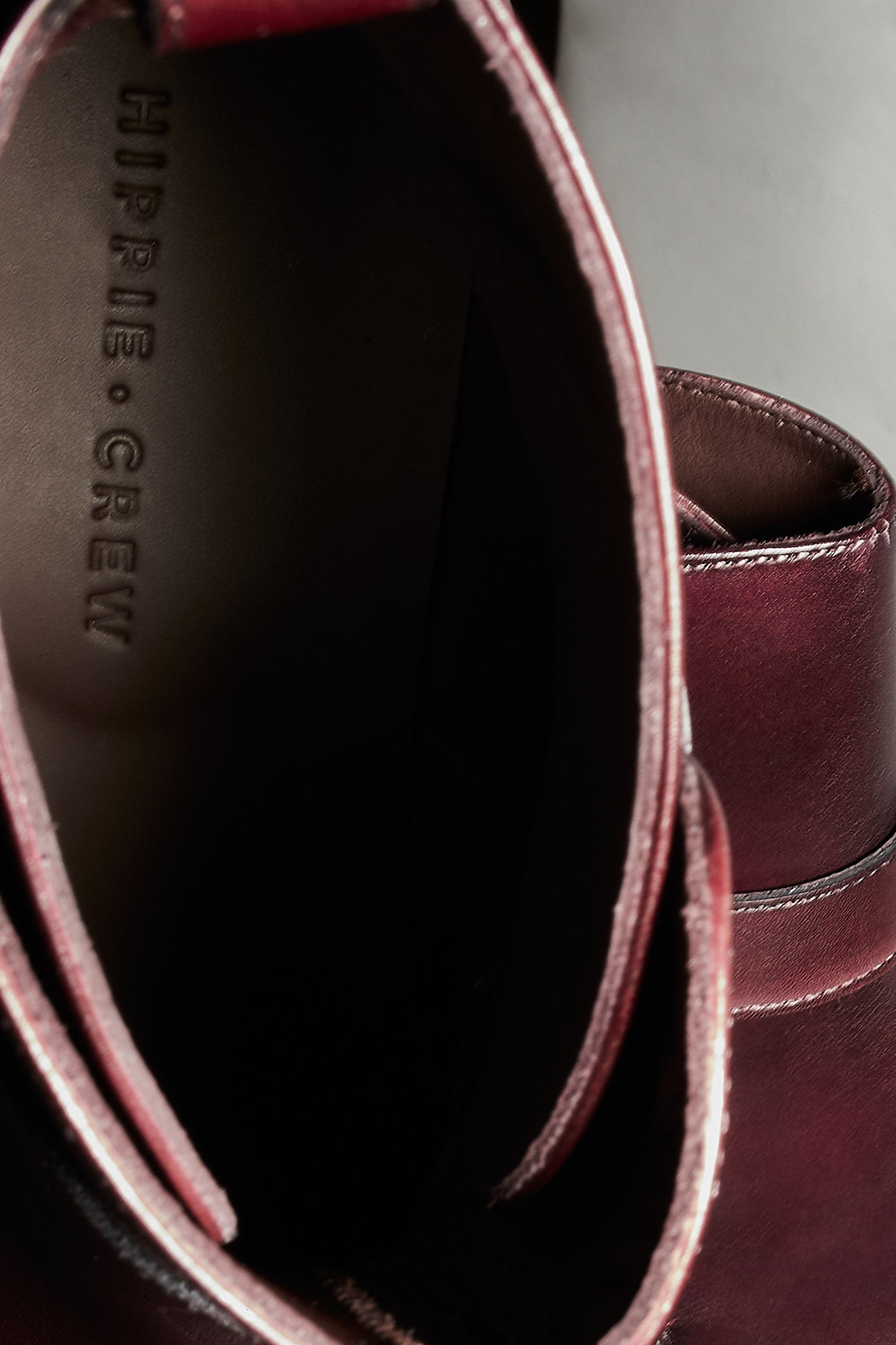 Botas ajustables burdeos