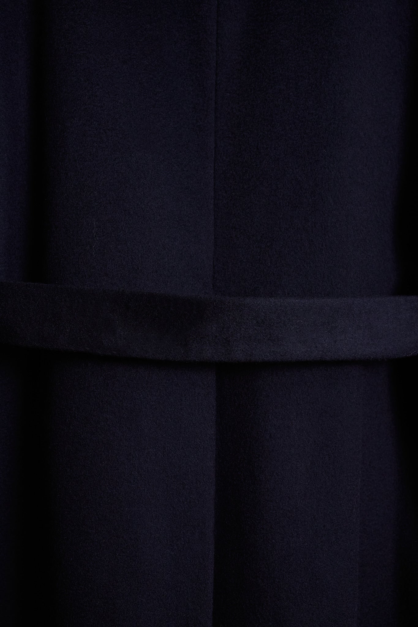 Abrigo raglan lana cashmere azul marino