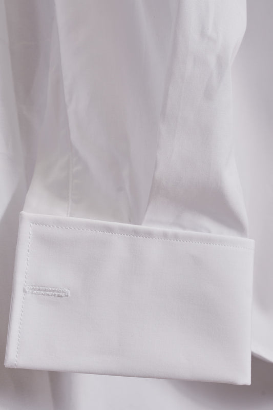 Camisa vestir blanca ceremonia slim fit