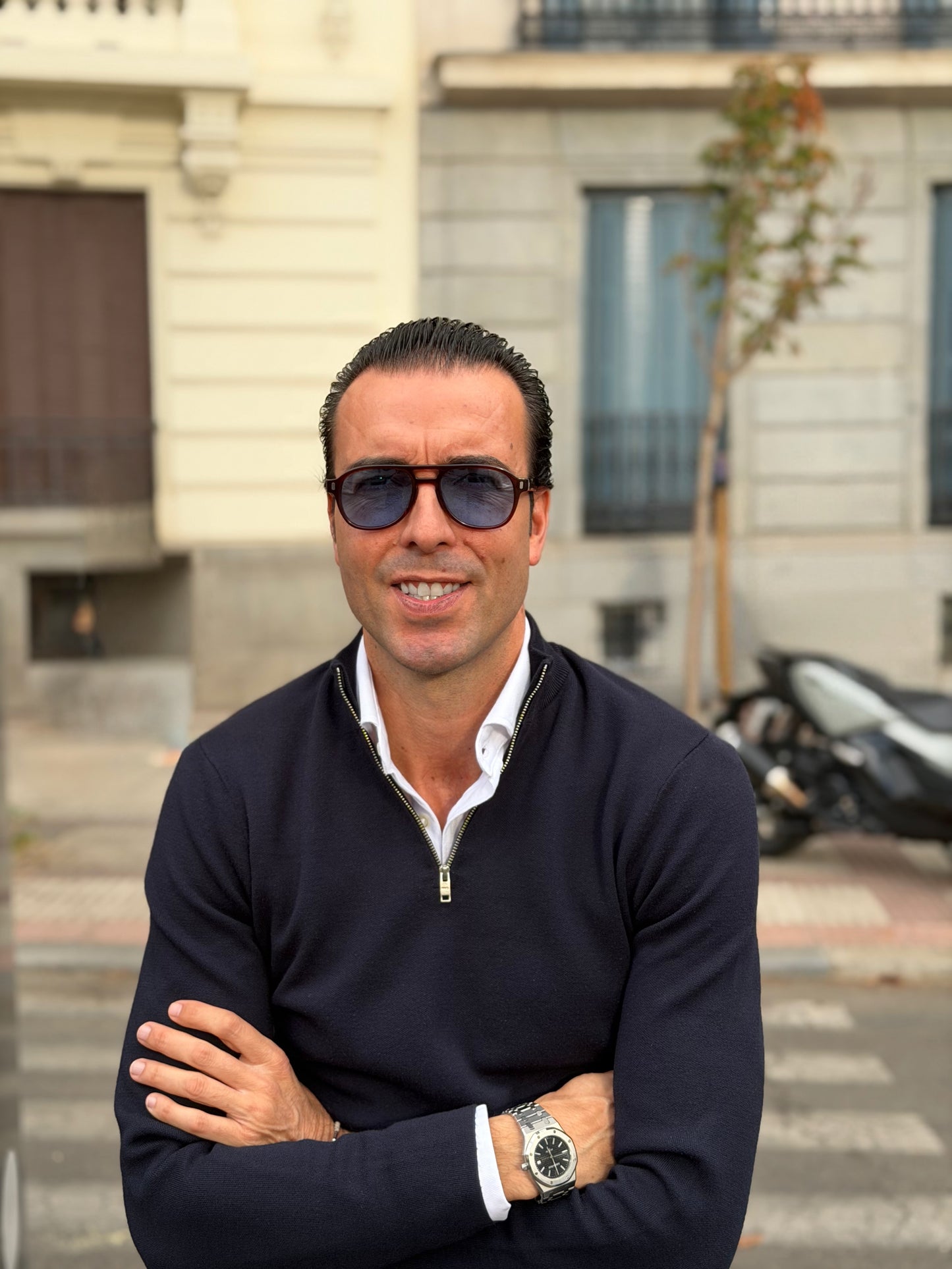 Gafas de sol Archy Welfare x Hippie Crew aviador marrón