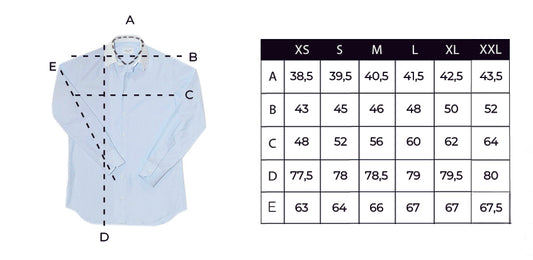 Camisa vestir rayas cuello blanco baby Made to Order