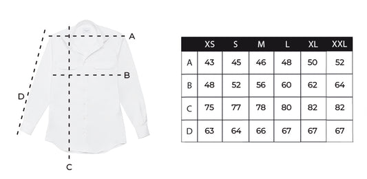 Camisa cuello solapa blanca