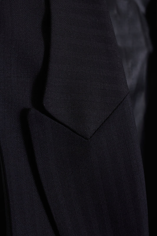 Chaleco formal azul marino espiga Ready to Wear