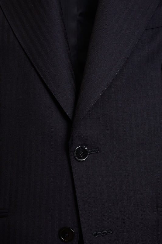 Americana traje azul marino espiga Ready to Wear