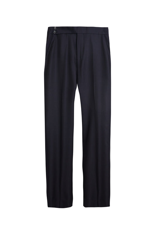 Pantalón sartorial azul marino espiga Ready to Wear