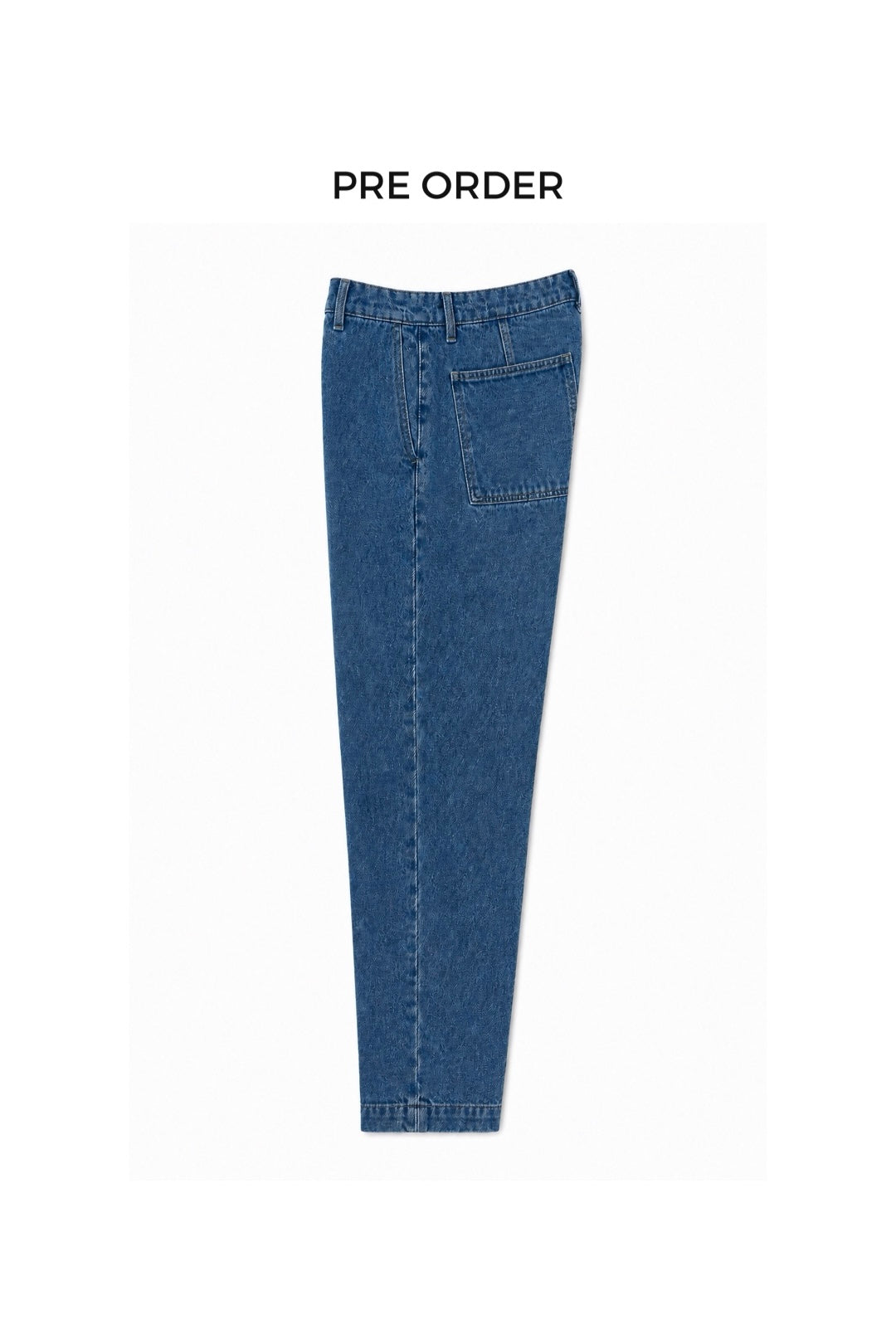 Pantalón denim relaxed azul oscuro