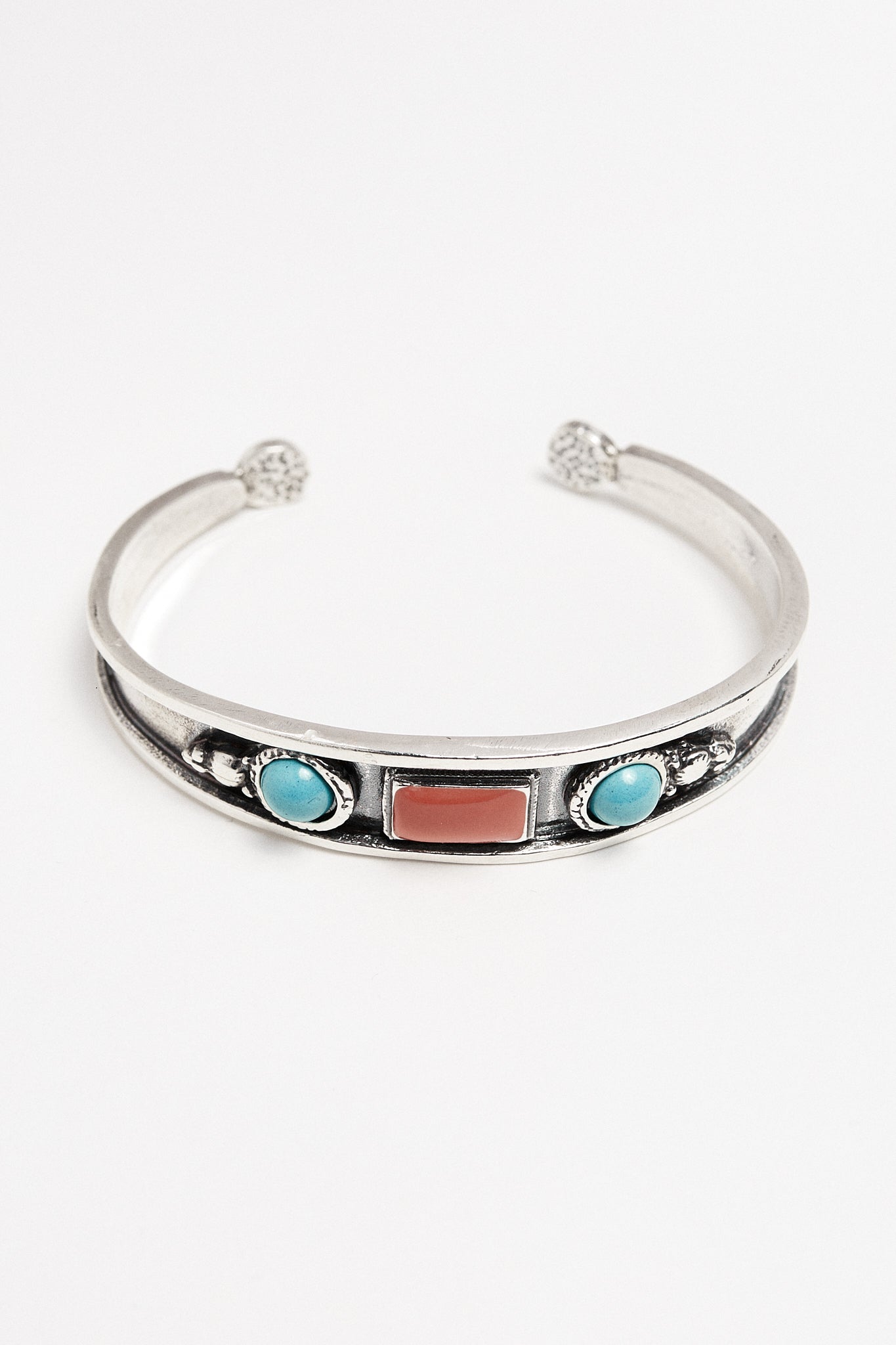 Brazalete edición limitada detalle turquesa y coral Hippie Crew