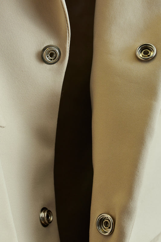Chaqueta sahariana técnica crema
