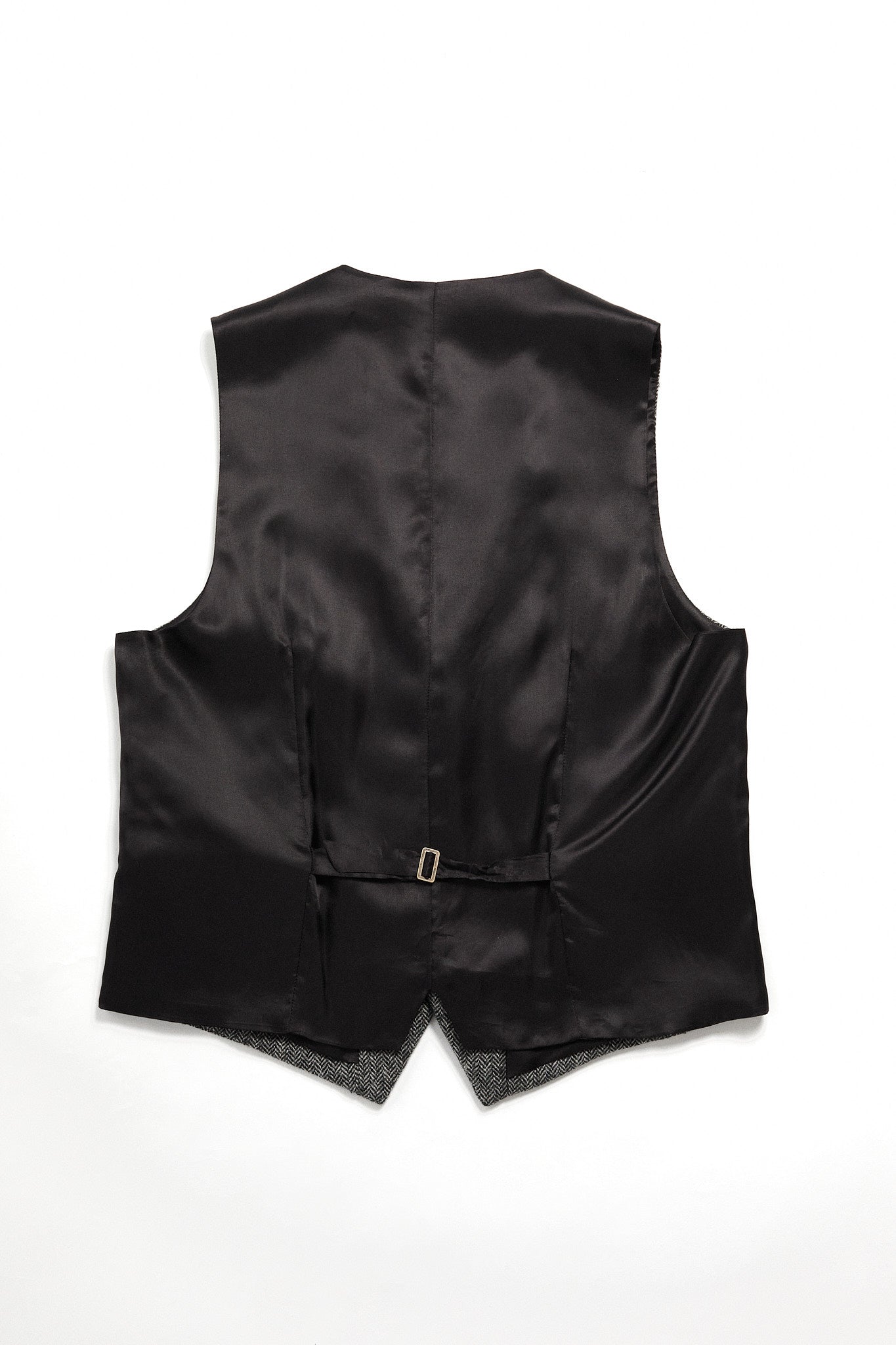 Chaleco Traje espiga gris