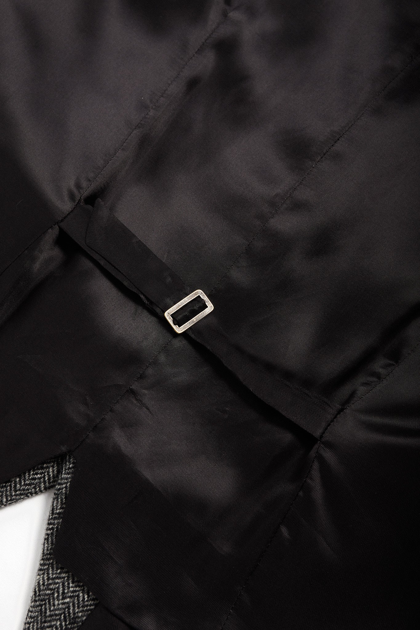 Chaleco Traje espiga gris