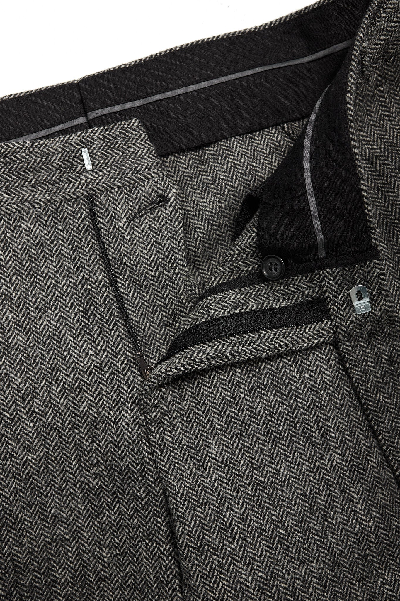 Pantalón Traje espiga gris