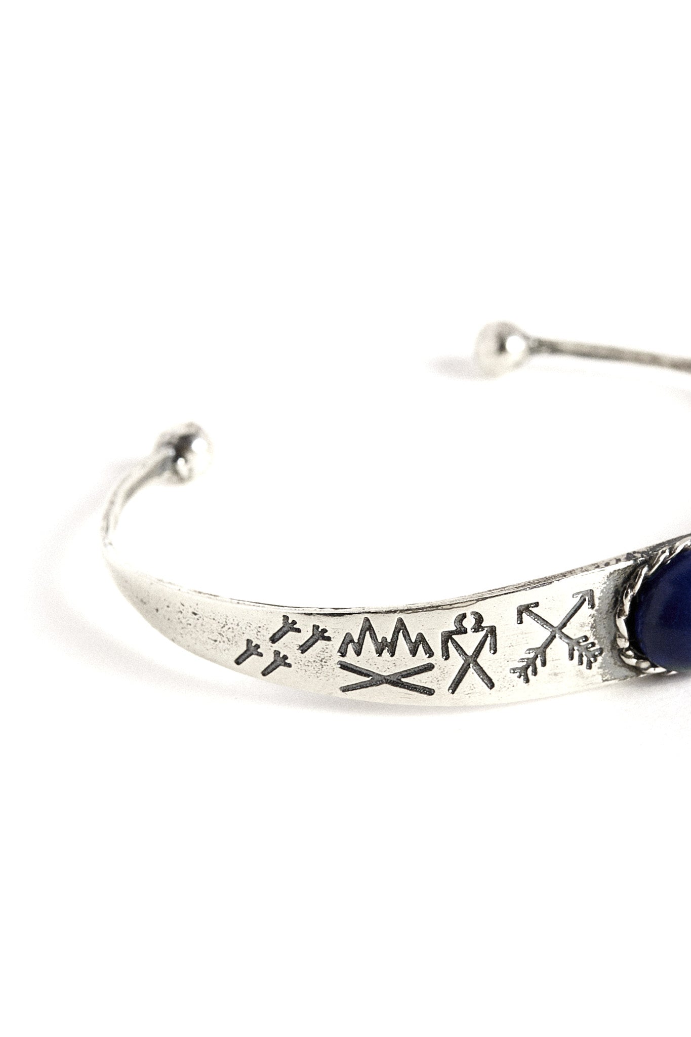 Pulsera plata navajo lapislazuli