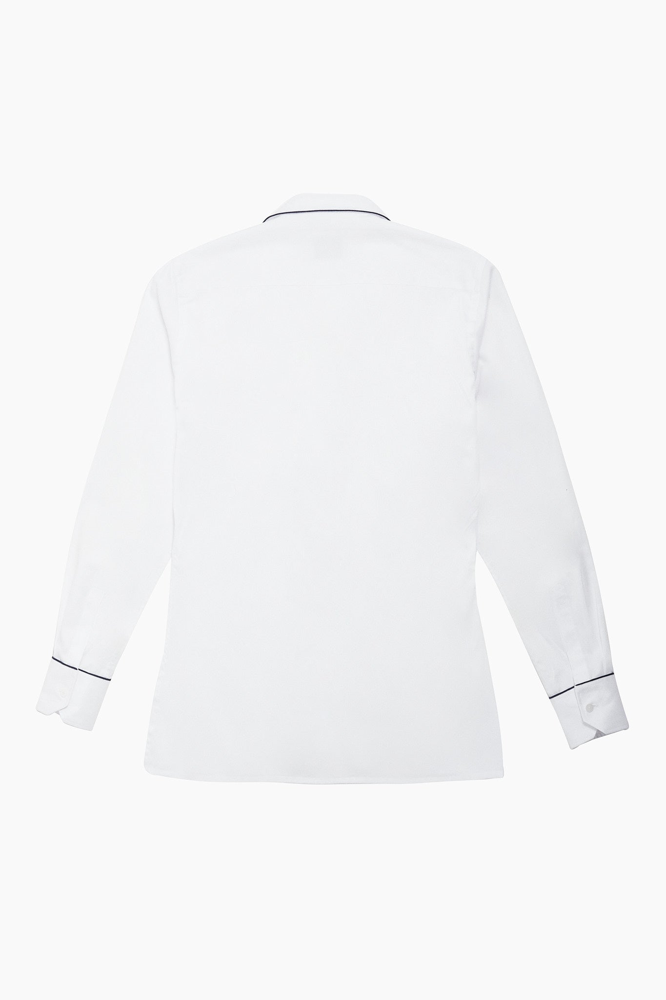 Camisa estilo pijama algodón blanca