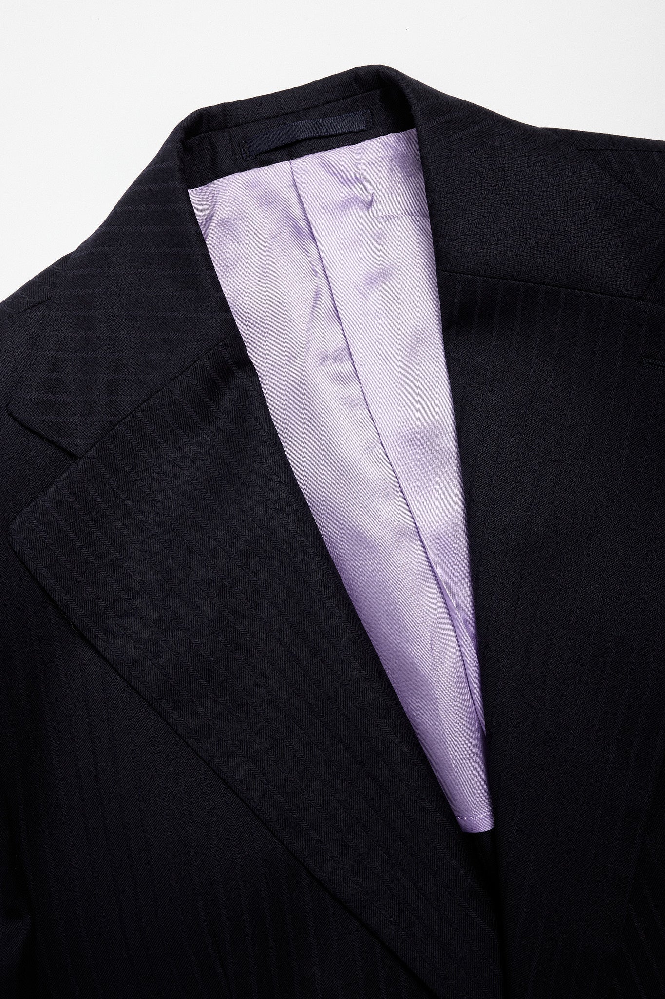 Americana Traje azul noche rayas Drago