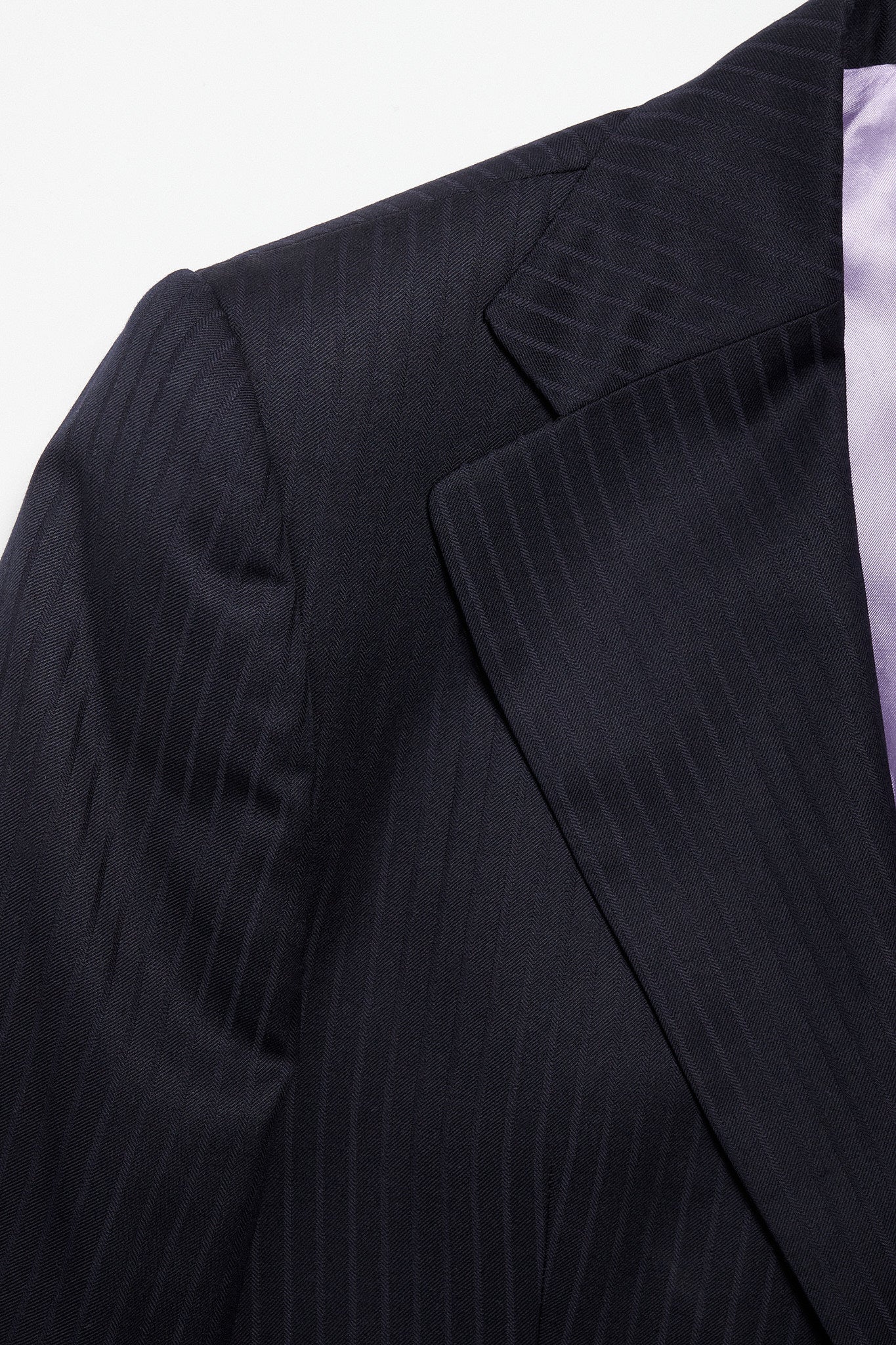 Americana Traje azul noche rayas Drago