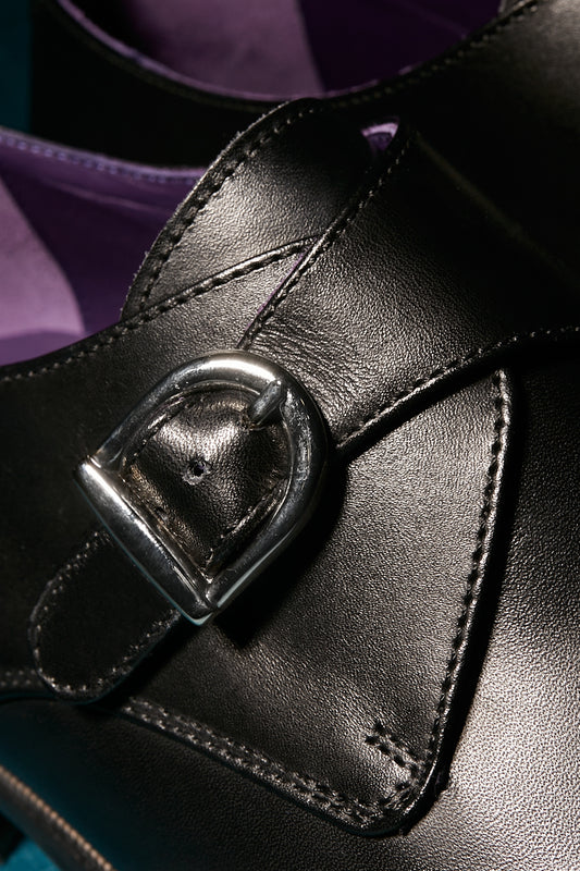 Zapatos Hebilla negro Hippie Crew