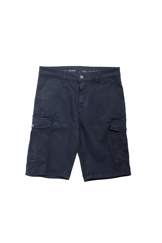 Bermudas cargo azul marino