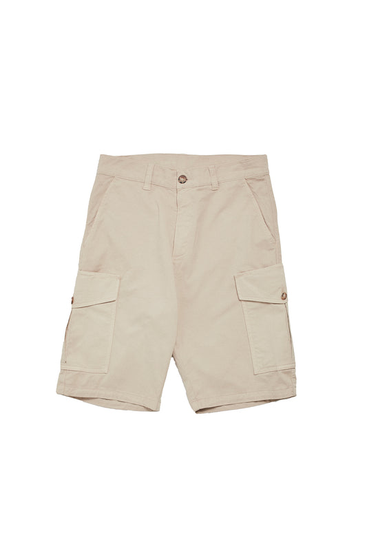 Bermudas cargo beige