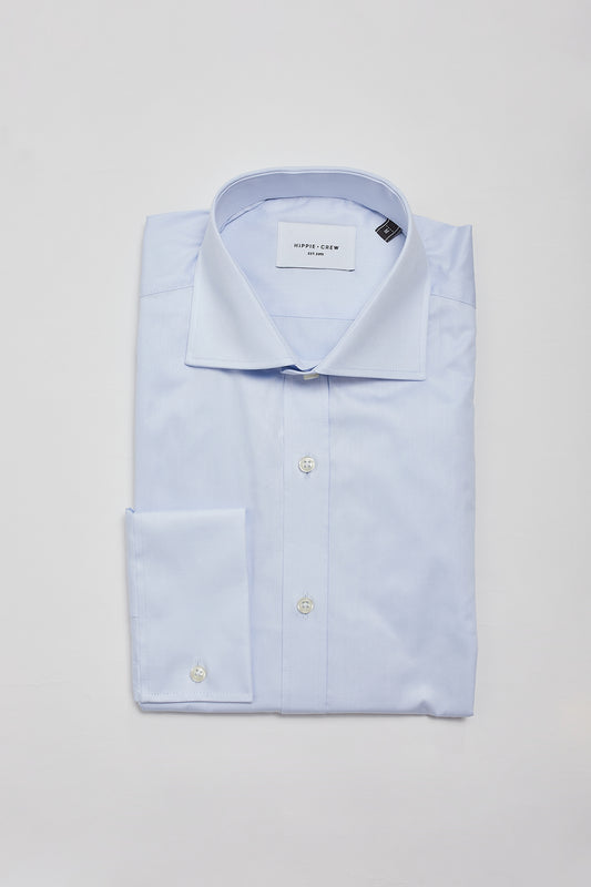 Camisa vestir azul claro regular fit
