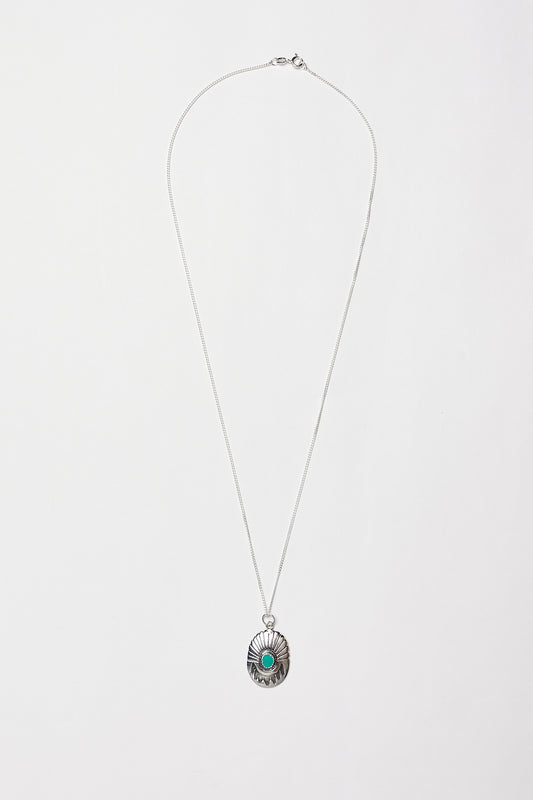 Collar plata navajo concho