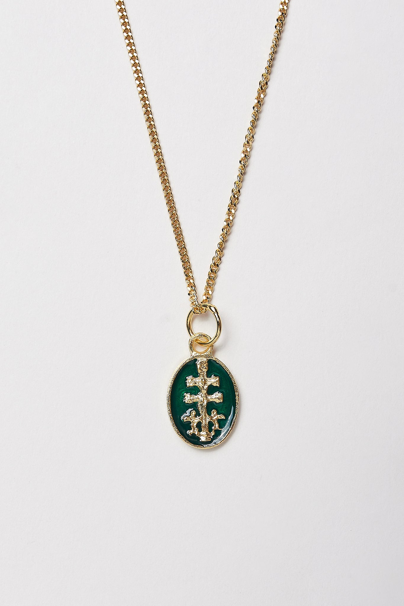 Collar plata cruz caravaca