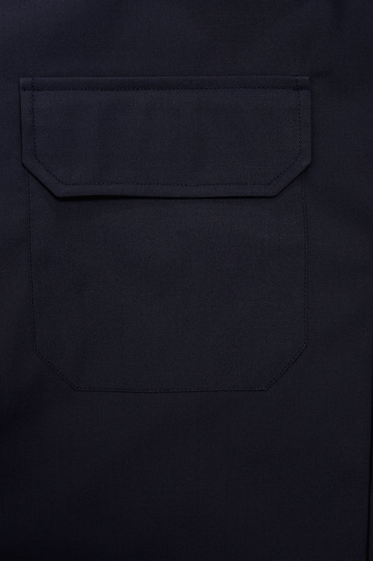 Camisa travel azul marino