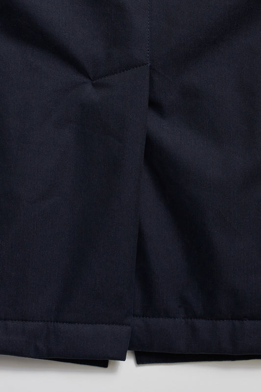 Abrigo Trench azul marino