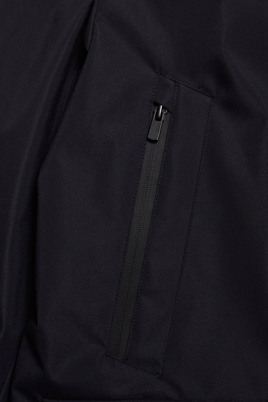 Abrigo Parka técnico azul marino