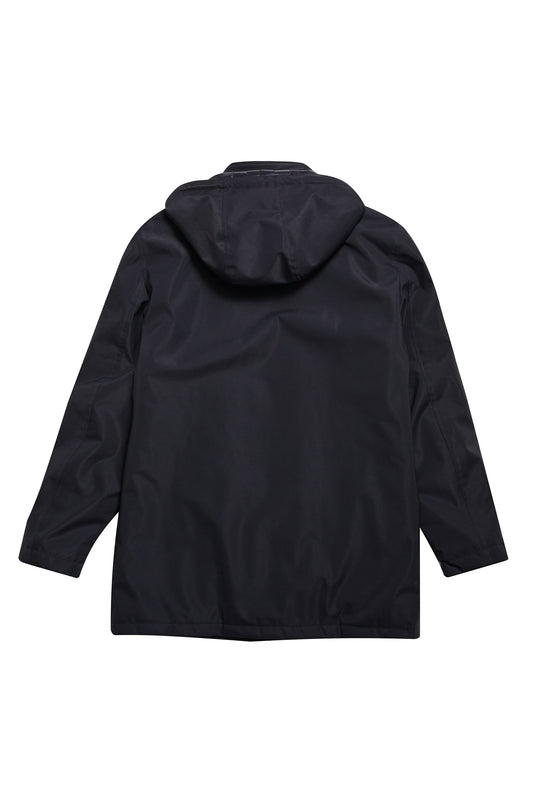 Abrigo Parka técnico azul marino
