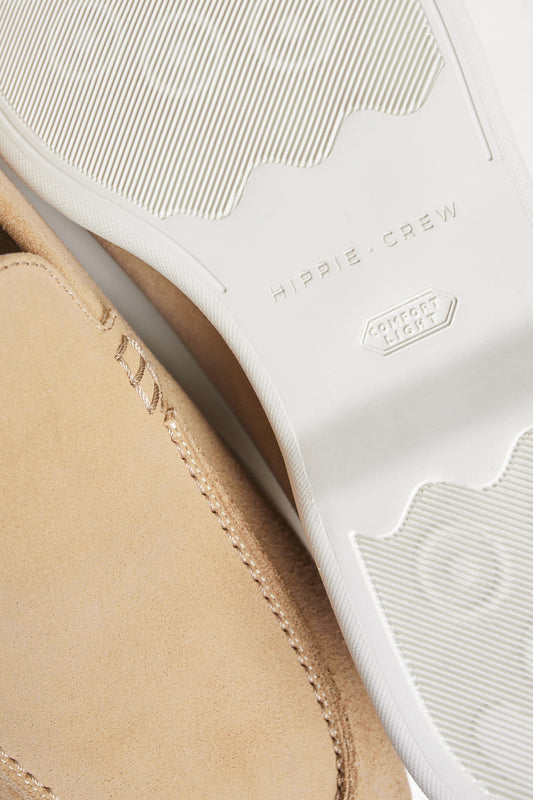 Zapatos flexibles ante beige