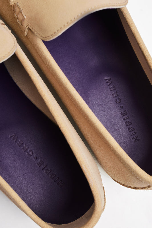 Zapatos flexibles ante beige