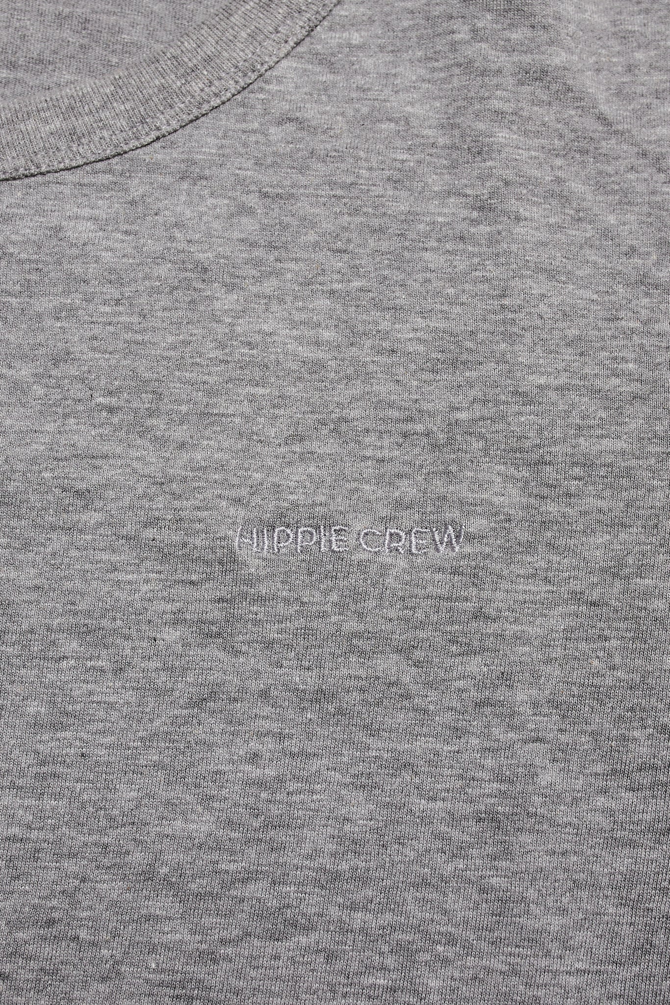 Camiseta cuello redondo gris