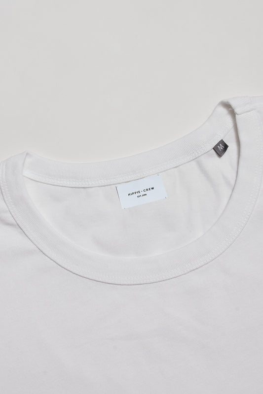 Camiseta cuello redondo blanca