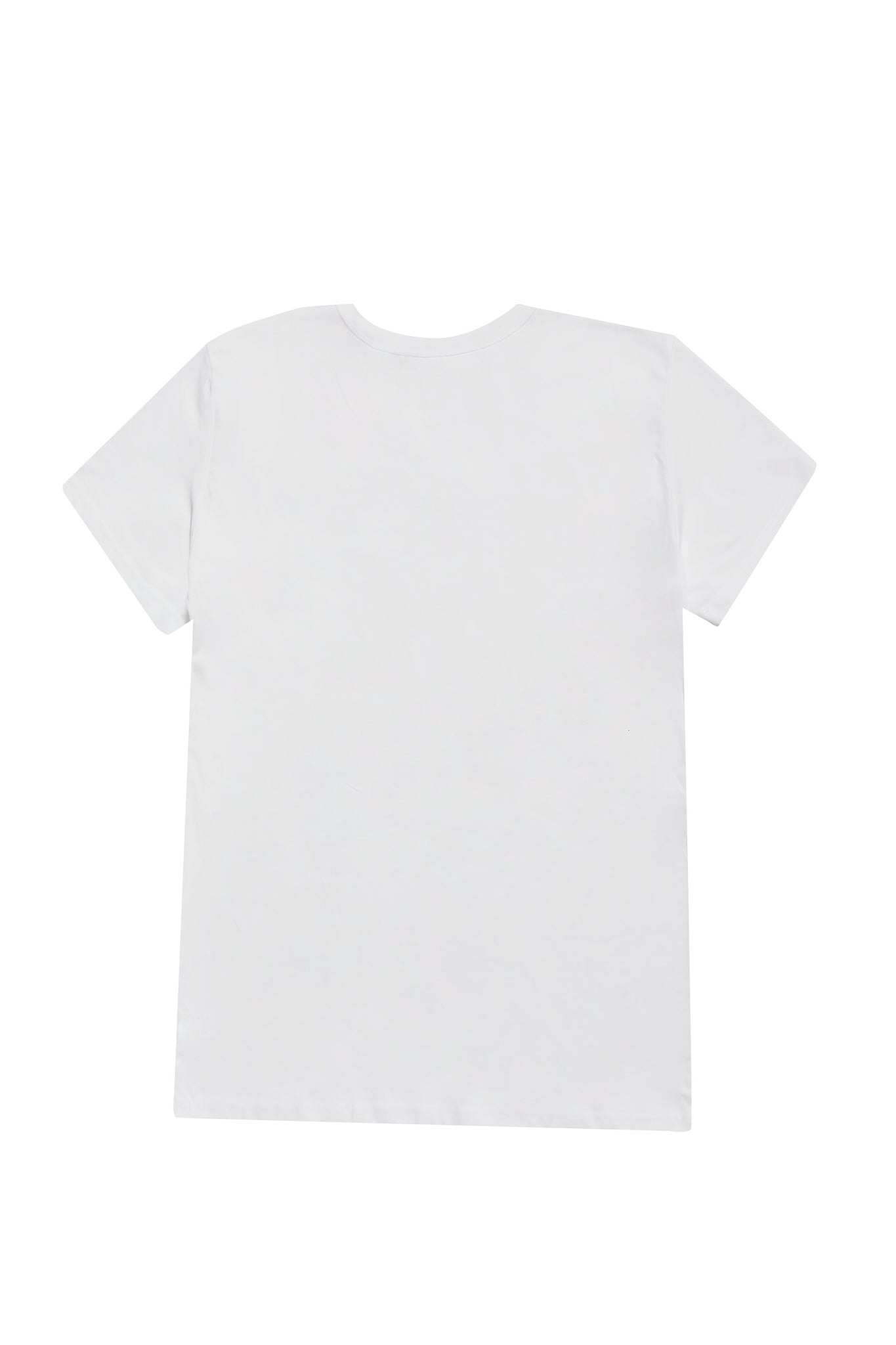 Camiseta cuello redondo blanca