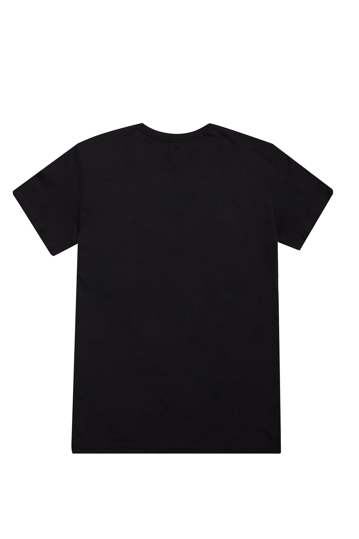 Camiseta cuello pico negra