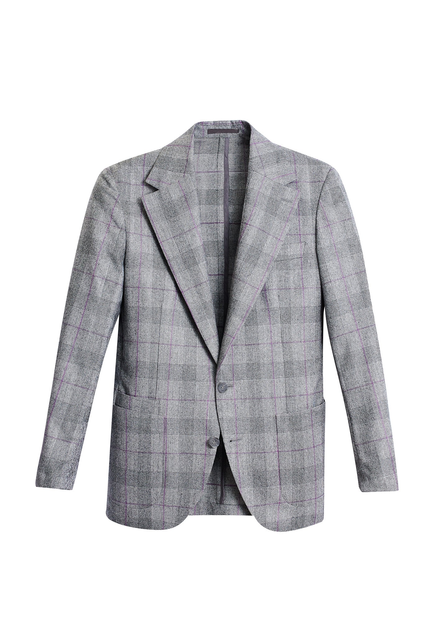 Americana traje gris Príncipe de Gales Vitale Barberis