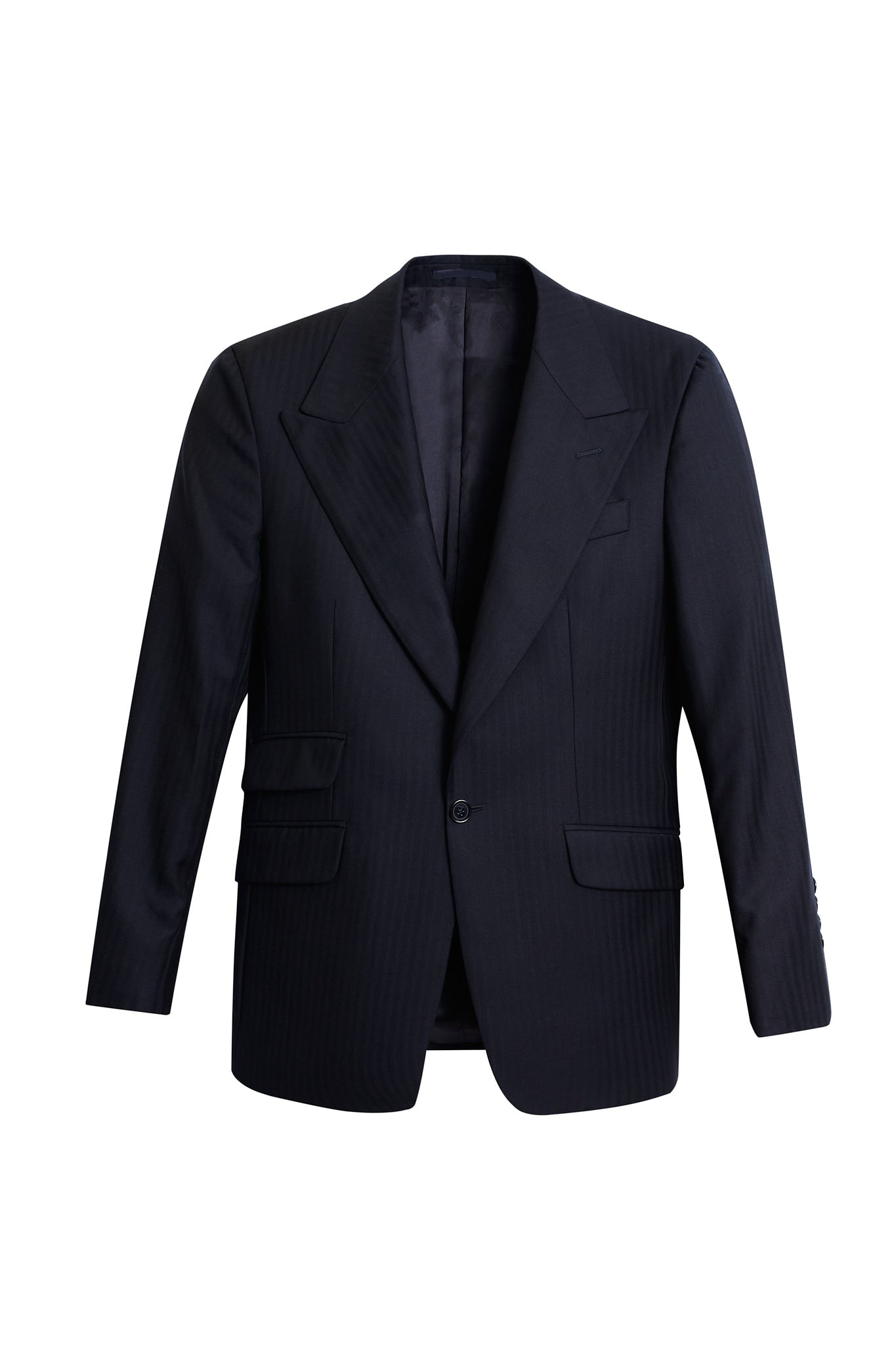 Americana traje azul marino espiga Vitale Barberis