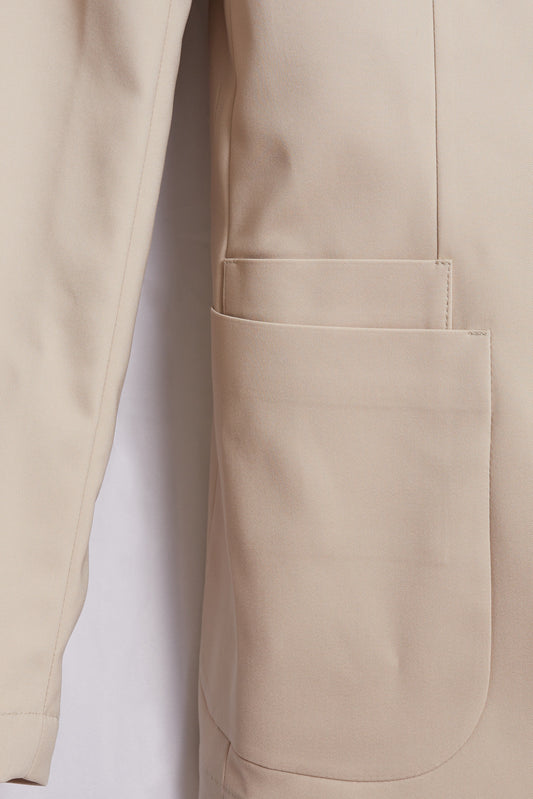 Americana técnica elástica beige