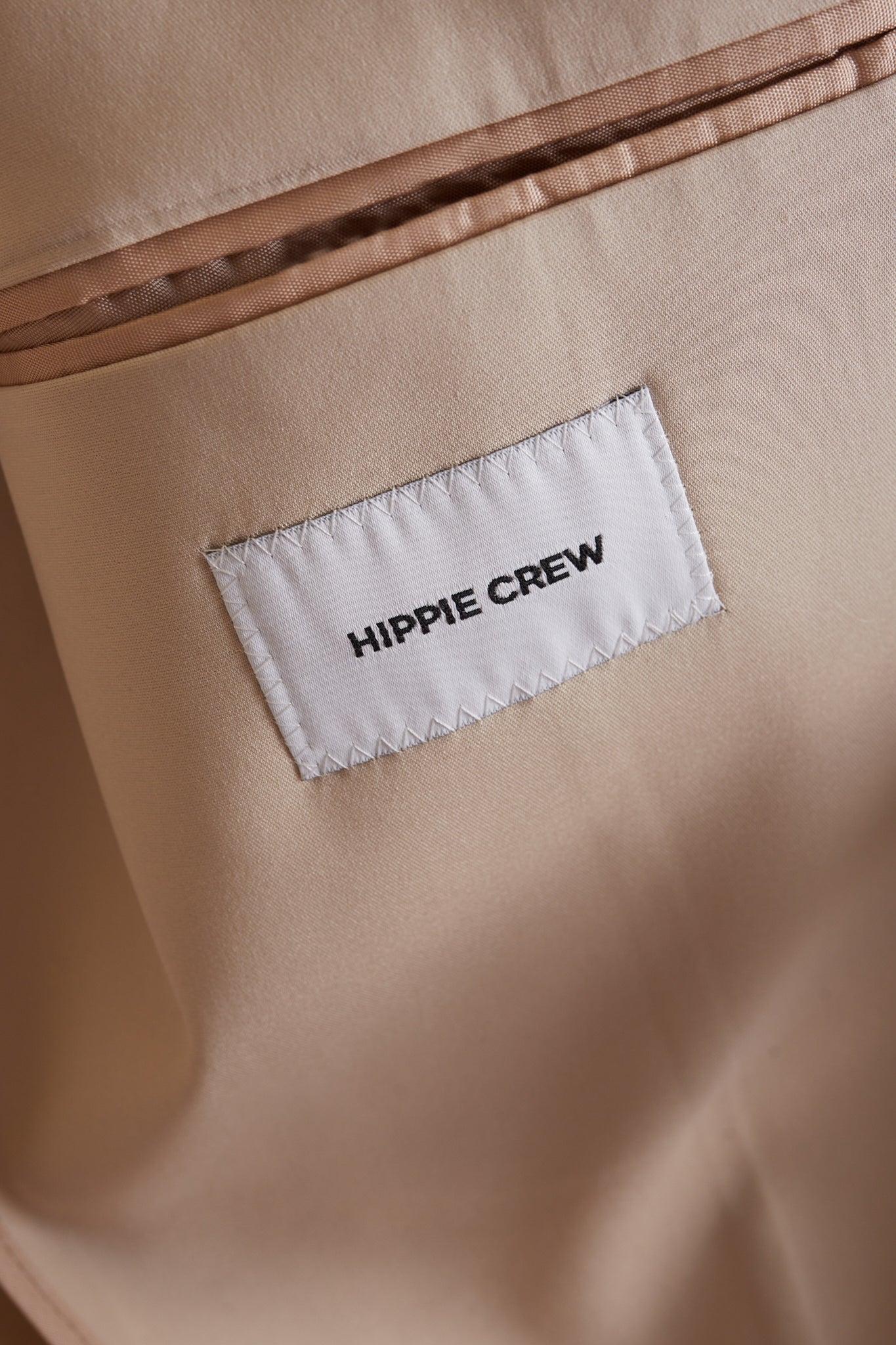 Americana técnica elástica beige