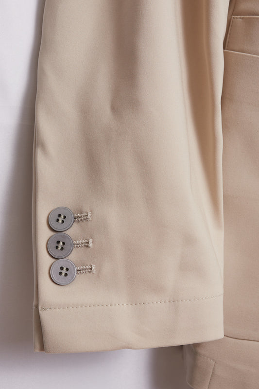 Americana técnica elástica beige