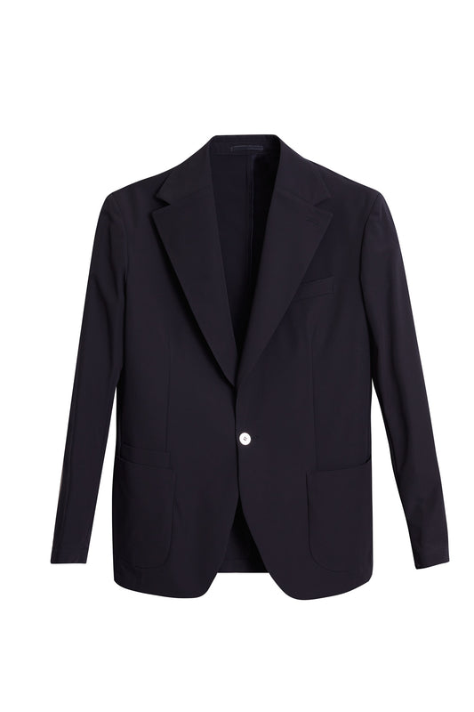 Americana técnica elástica azul marino