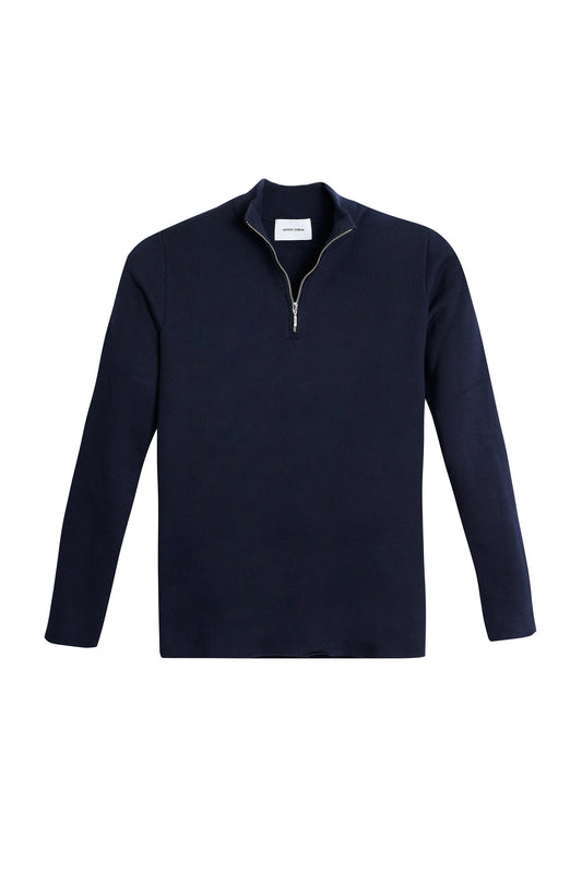 Jersey cremallera azul marino