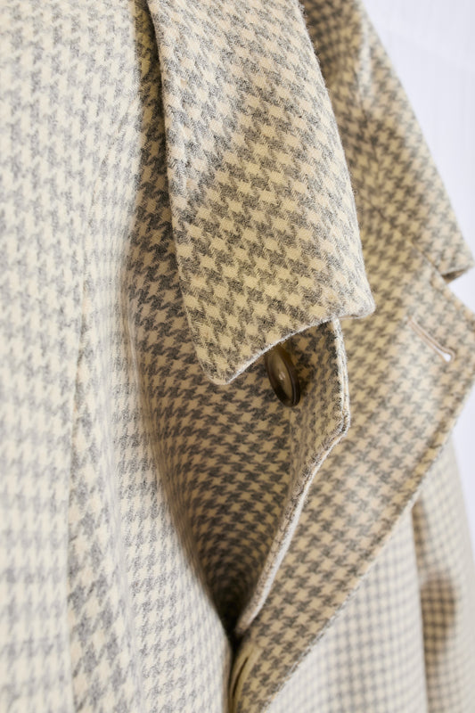 Abrigo raglan pata de gallo