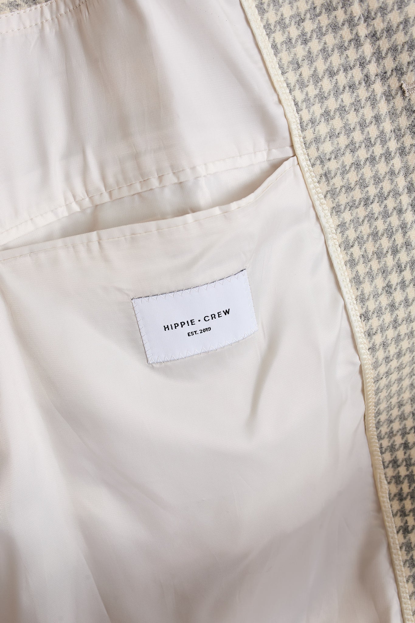 Abrigo raglan pata de gallo