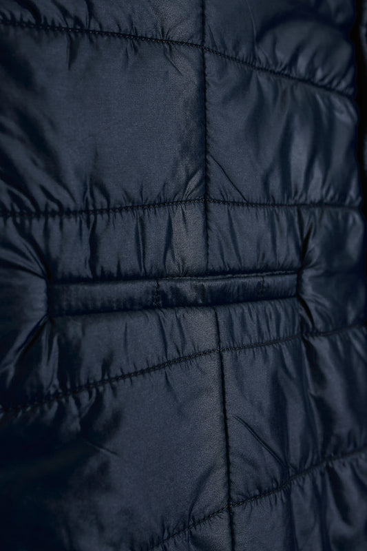 Chaleco acolchado azul marino Made to Order