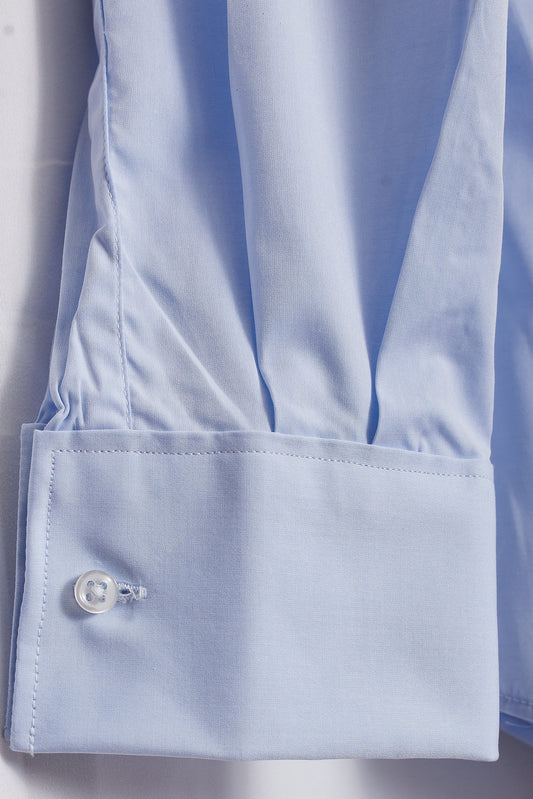 Camisa vestir azul slim fit