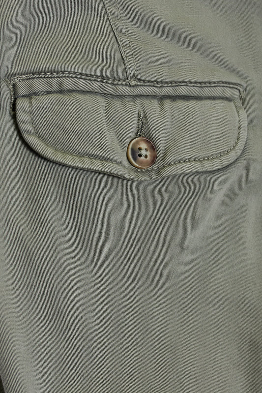 Pantalón cargo algodón verde