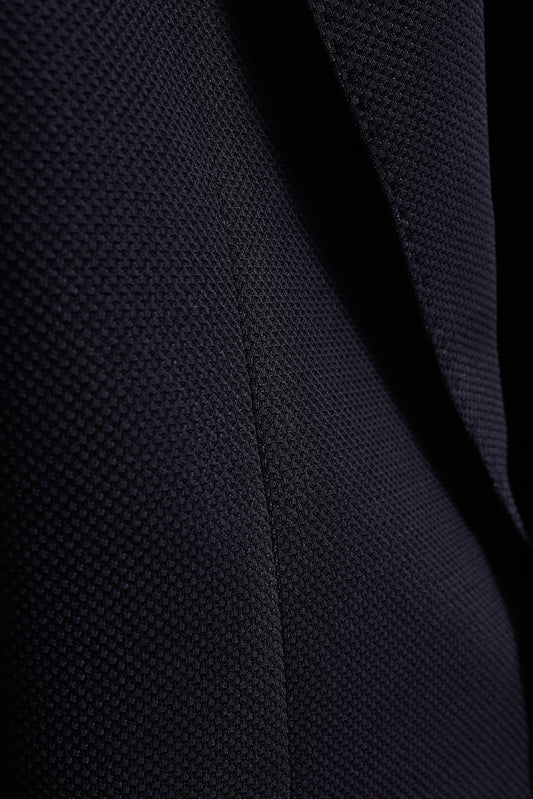 Americana punto azul marino