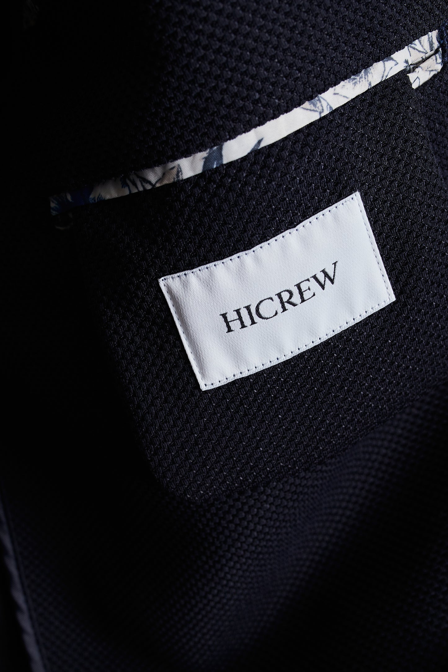 Americana punto azul marino